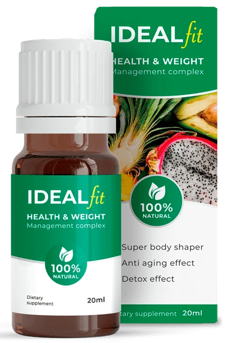 Flacone del supplemento IdealFit per la gestione del peso