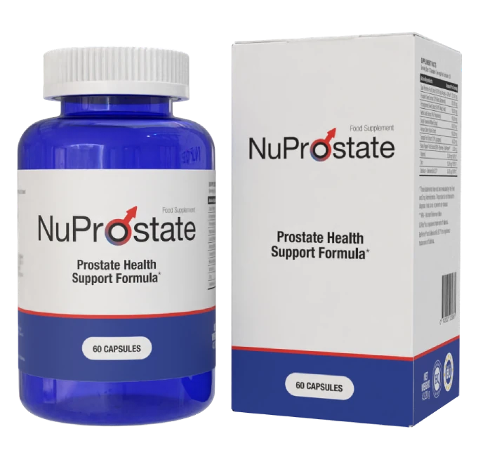 Confezione NuProstate: integratore avanzato per la salute della prostata.