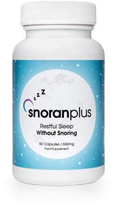 Confezione di Snoran Plus, l'integratore naturale per smettere di russare